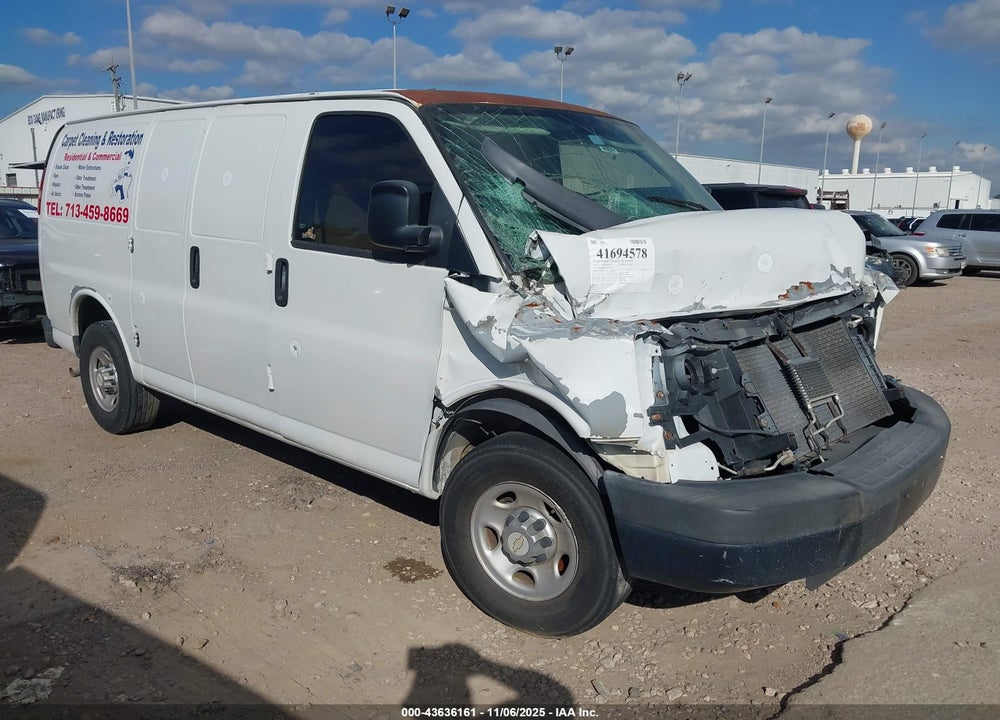 2010 CHEVROLET EXPRESS 2500 WORK VAN VIN: 1GCZGFDA4A1118783