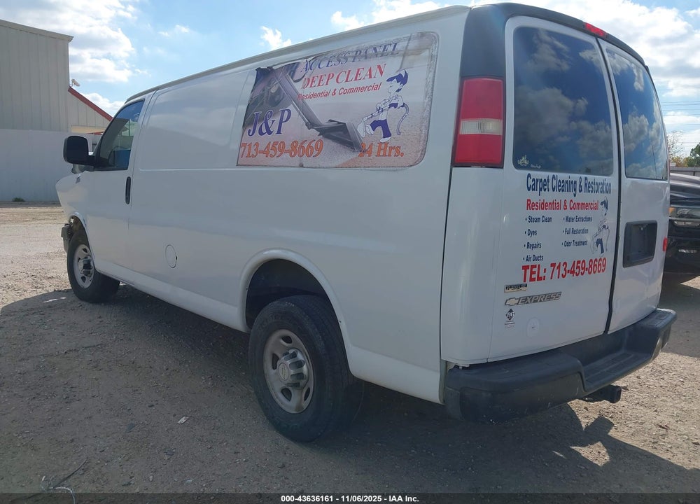 2010 CHEVROLET EXPRESS 2500 WORK VAN VIN: 1GCZGFDA4A1118783