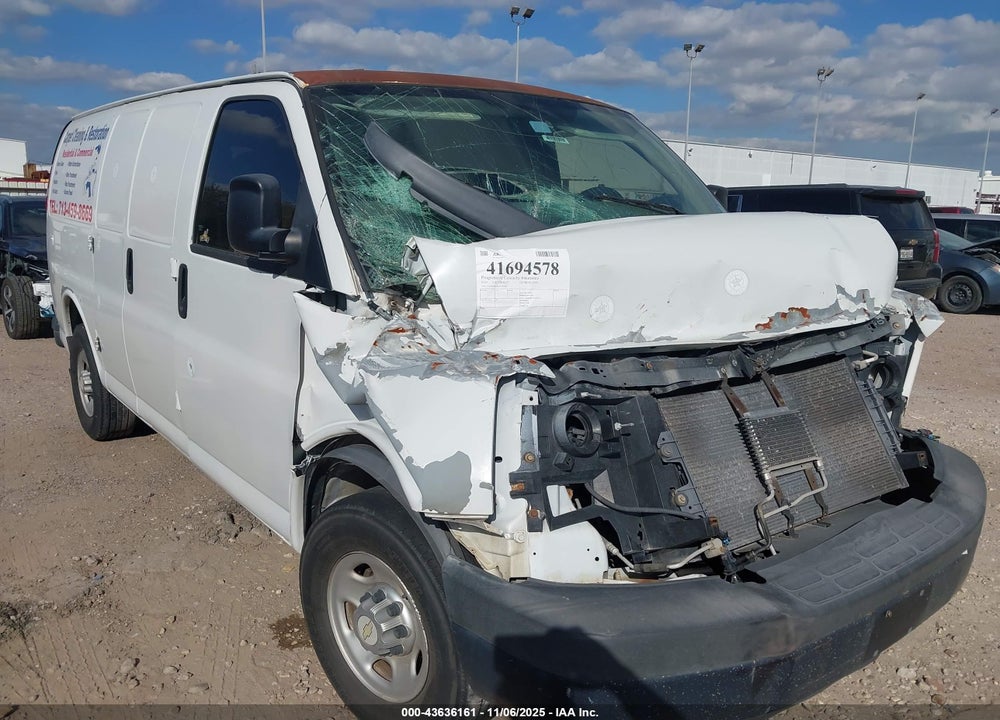 2010 CHEVROLET EXPRESS 2500 WORK VAN VIN: 1GCZGFDA4A1118783