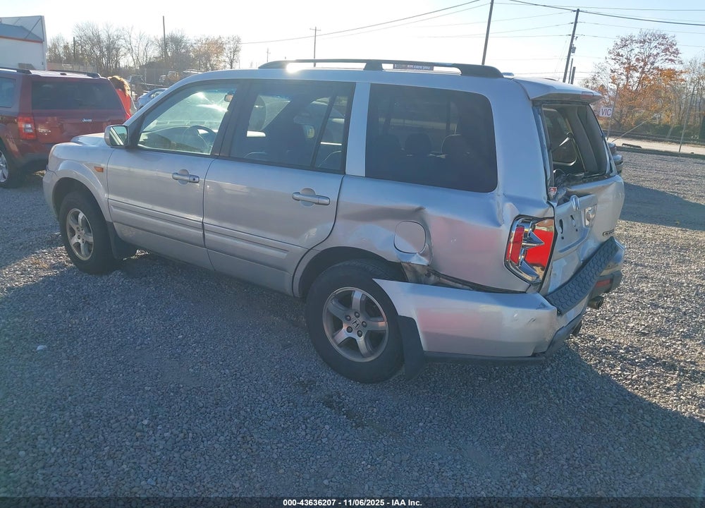 2008 HONDA PILOT SE VIN: 5FNYF18348B039760