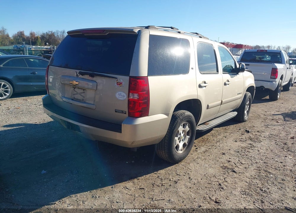 2007 CHEVROLET TAHOE LT VIN: 1GNFK13007R126474