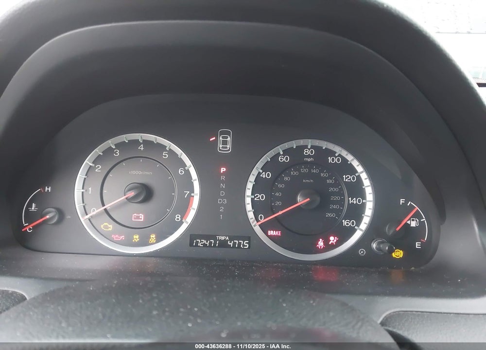2012 HONDA ACCORD 2.4 EX-L VIN: 1HGCP2F82CA035124