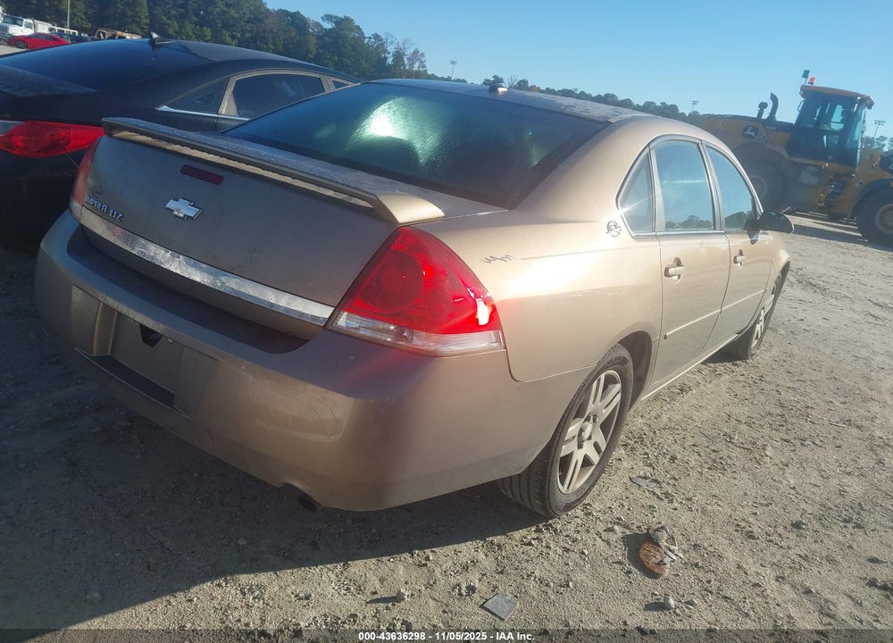 2006 CHEVROLET IMPALA LTZ VIN: 2G1WU581469200878