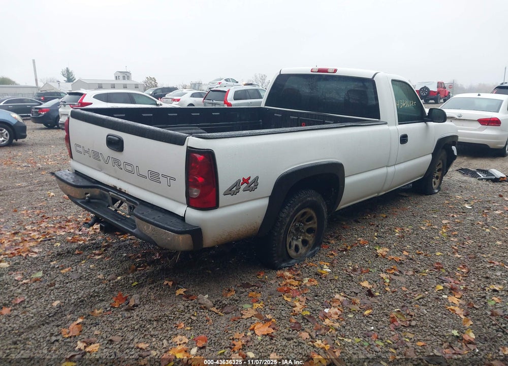 2007 CHEVROLET SILVERADO 1500 VIN: 1GCEK14V87E182880