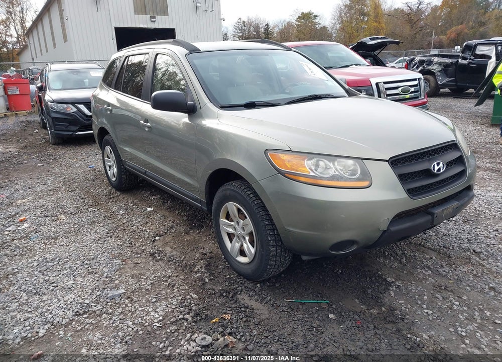 2009 HYUNDAI SANTA FE GLS VIN: 5NMSG13DX9H316348