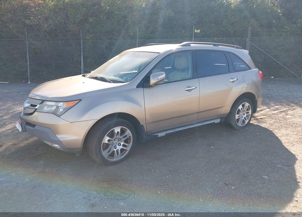 2007 ACURA MDX TECHNOLOGY PACKAGE VIN: 2HNYD28307H522323
