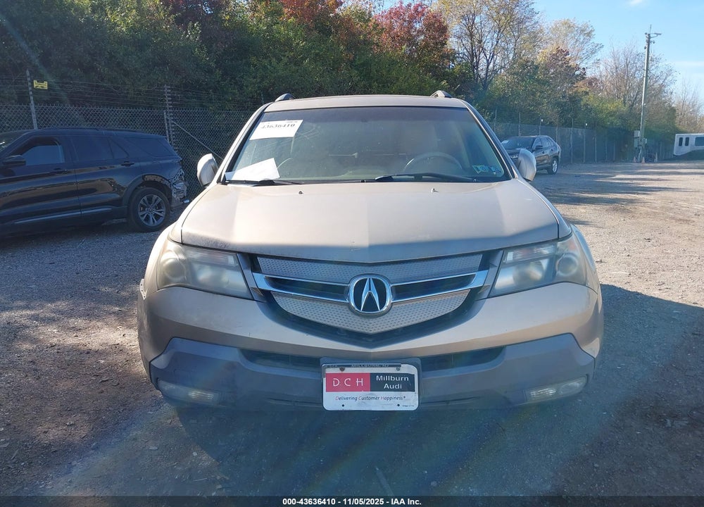 2007 ACURA MDX TECHNOLOGY PACKAGE VIN: 2HNYD28307H522323