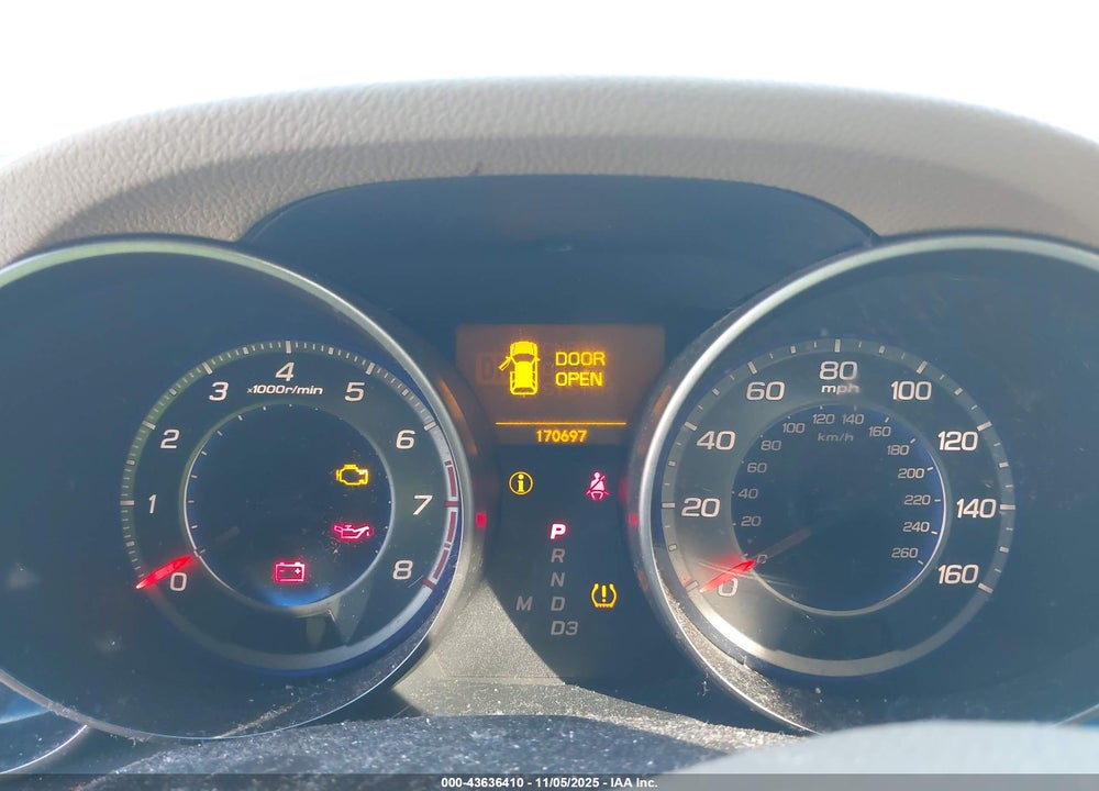 2007 ACURA MDX TECHNOLOGY PACKAGE VIN: 2HNYD28307H522323