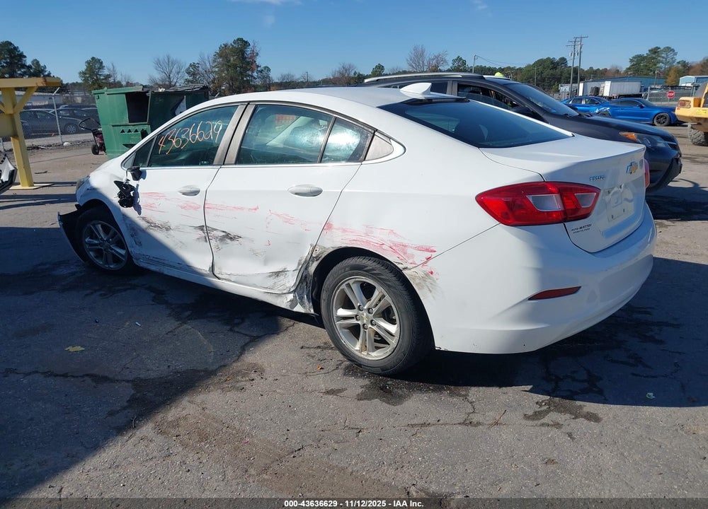 2016 CHEVROLET CRUZE LT AUTO VIN: 1G1BE5SM8G7315792
