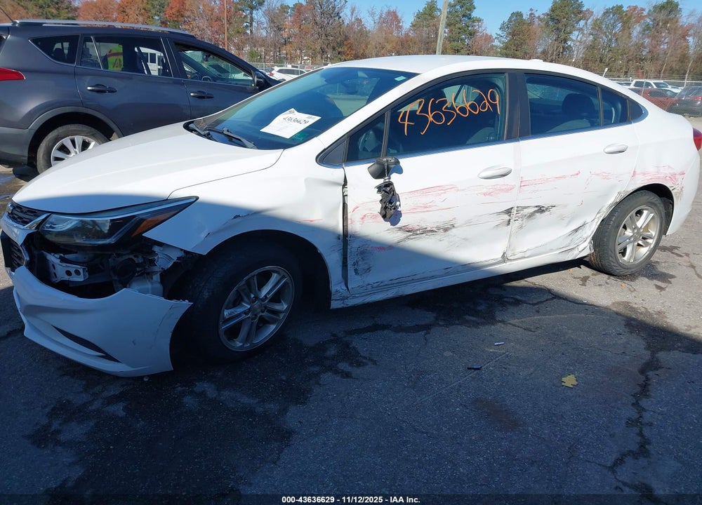 2016 CHEVROLET CRUZE LT AUTO VIN: 1G1BE5SM8G7315792