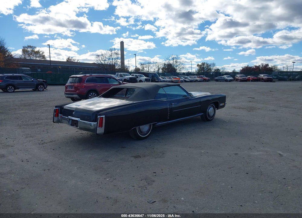 1972 CADILLAC ELDORADO VIN: 6L67S2Q419706