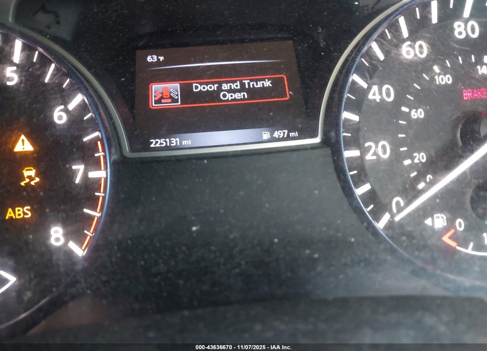 2017 NISSAN ALTIMA 2.5 SR VIN: 1N4AL3AP8HC228563