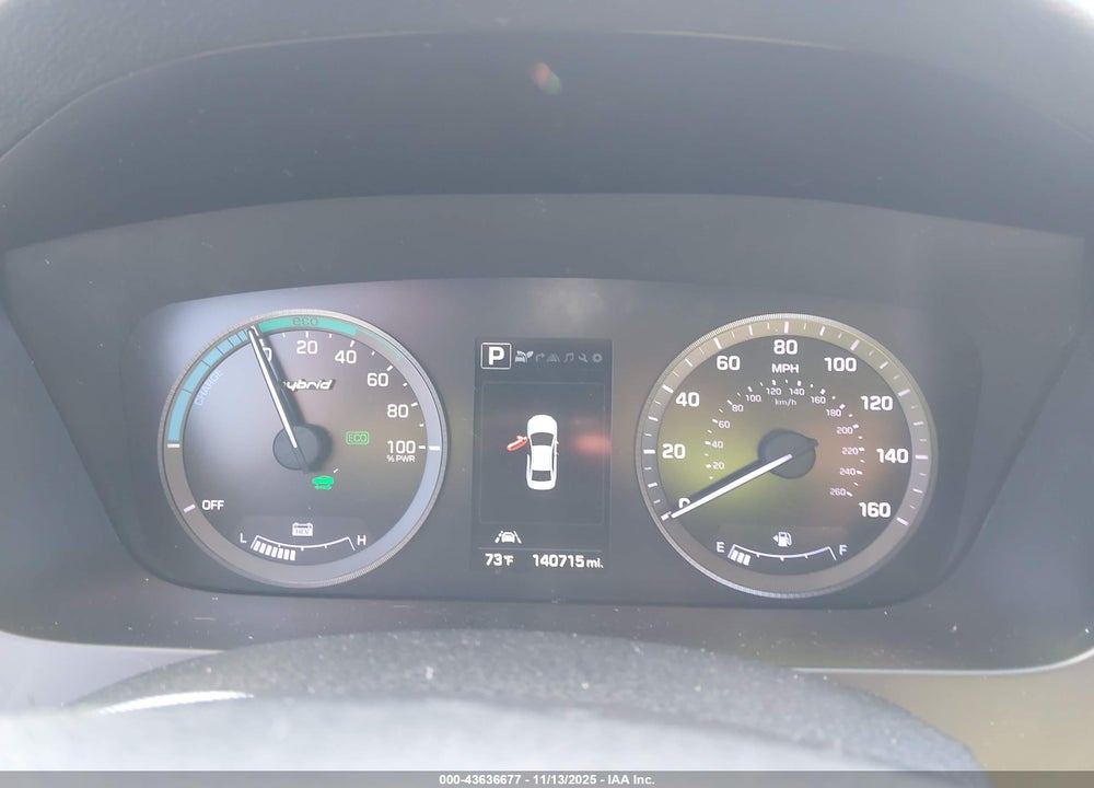 2016 HYUNDAI SONATA HYBRID VIN: KMHE34L16GA019435