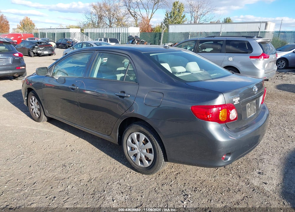 2009 TOYOTA COROLLA LE VIN: 2T1BU40E19C171102