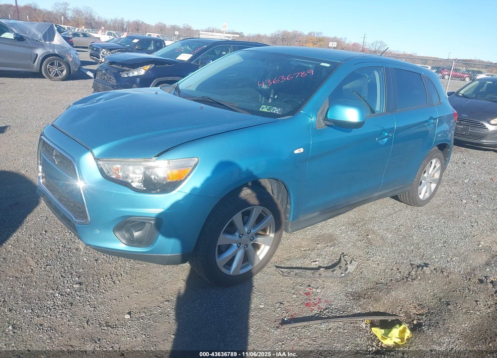 2014 MITSUBISHI OUTLANDER SPORT ES VIN: 4A4AR3AU8EE012462