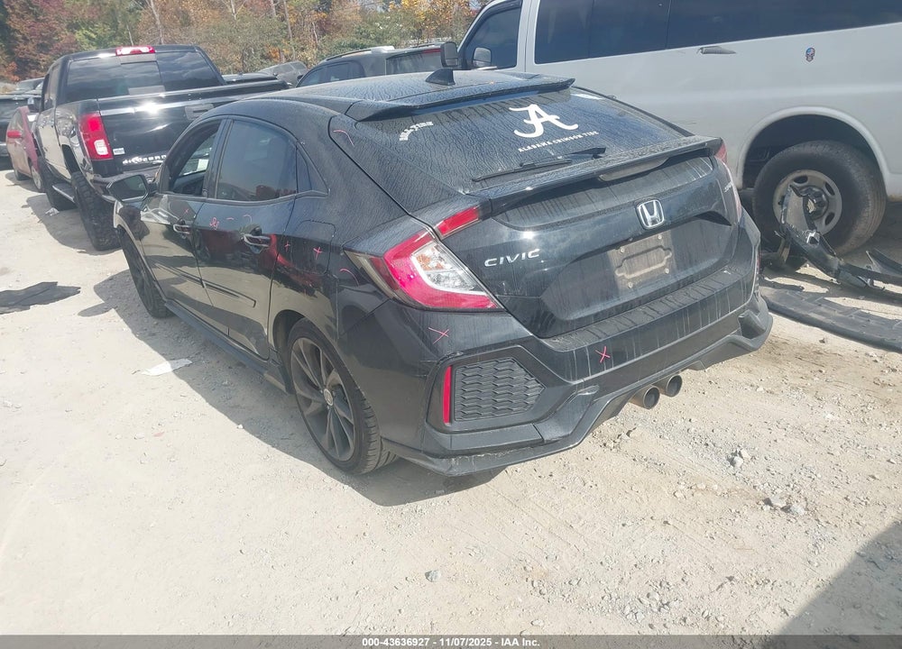 2017 HONDA CIVIC VIN: SHHFK7H43HU218479