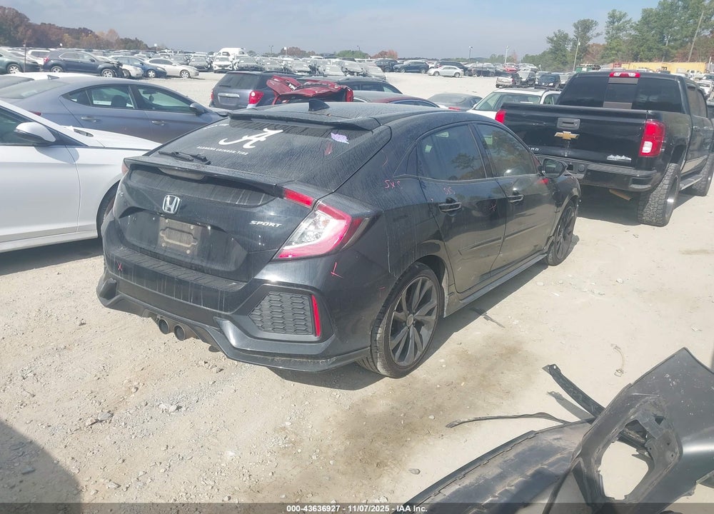 2017 HONDA CIVIC VIN: SHHFK7H43HU218479