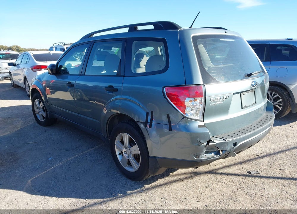 2012 SUBARU FORESTER 2.5X VIN: JF2SHBBC8CH431133
