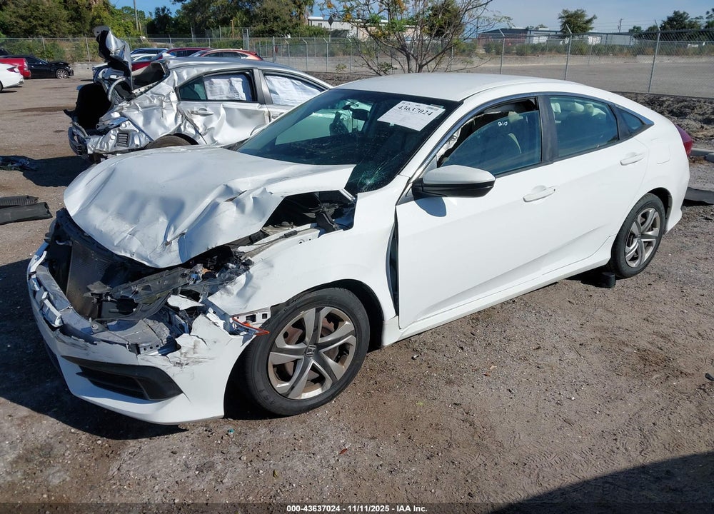 2016 HONDA CIVIC LX VIN: 19XFC2F52GE047404
