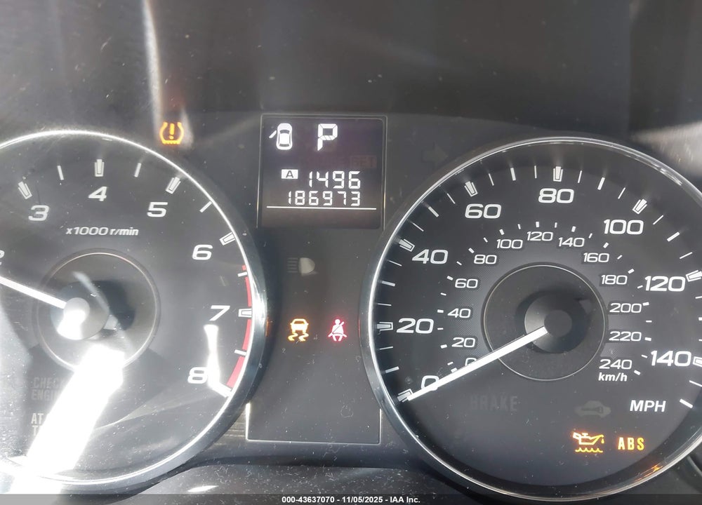 2012 SUBARU OUTBACK 2.5I LIMITED VIN: 4S4BRBLC6C3251734