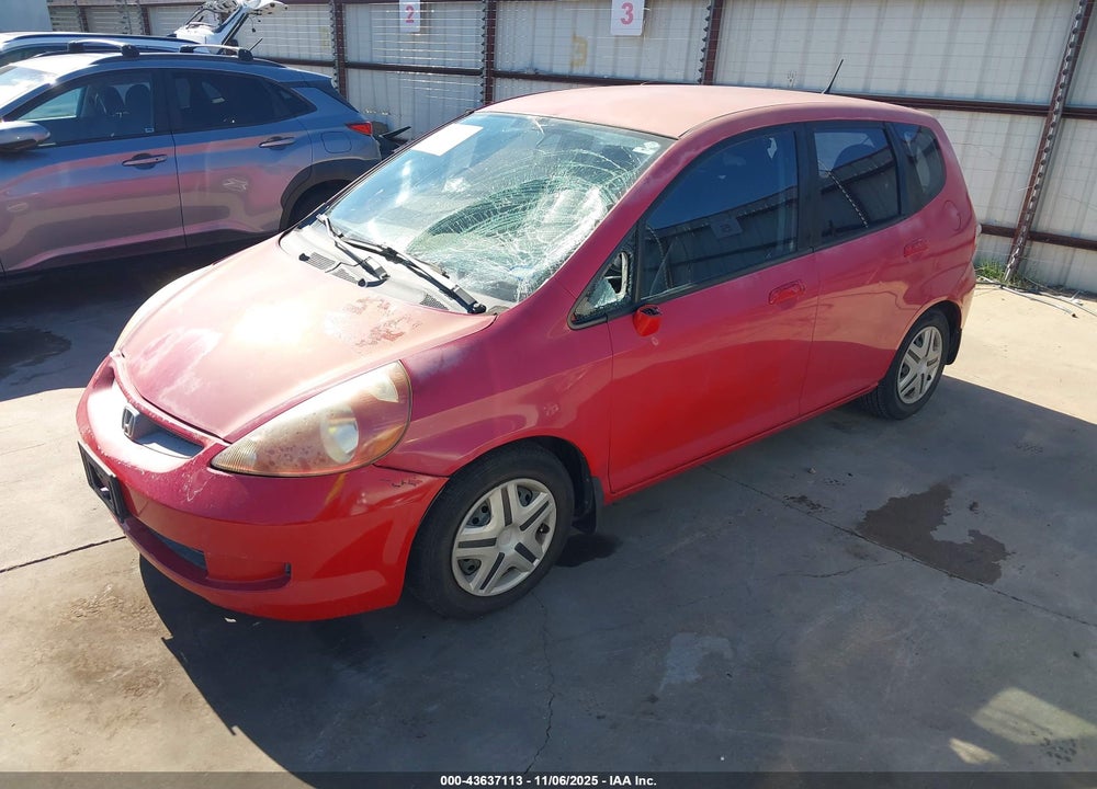 2008 HONDA FIT VIN: JHMGD37478S001562