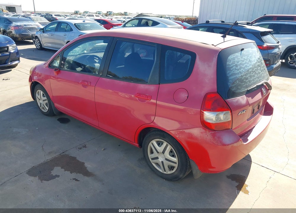 2008 HONDA FIT VIN: JHMGD37478S001562