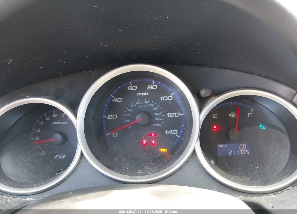 2008 HONDA FIT VIN: JHMGD37478S001562