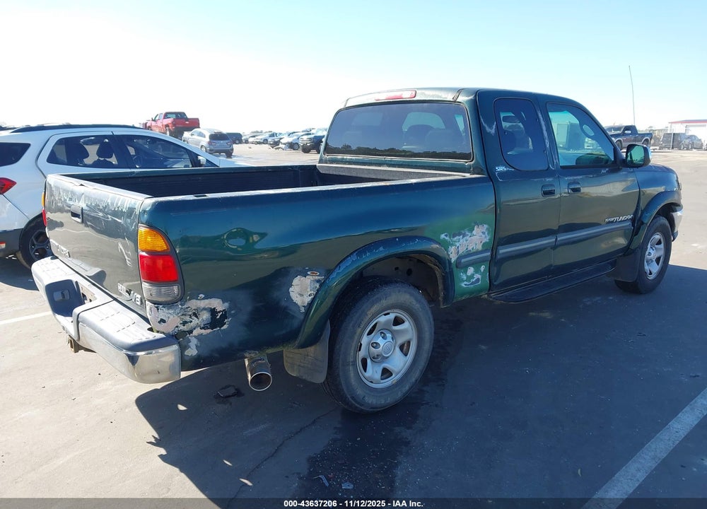 2000 TOYOTA TUNDRA SR5 V8 VIN: 5TBRT3416YS018796