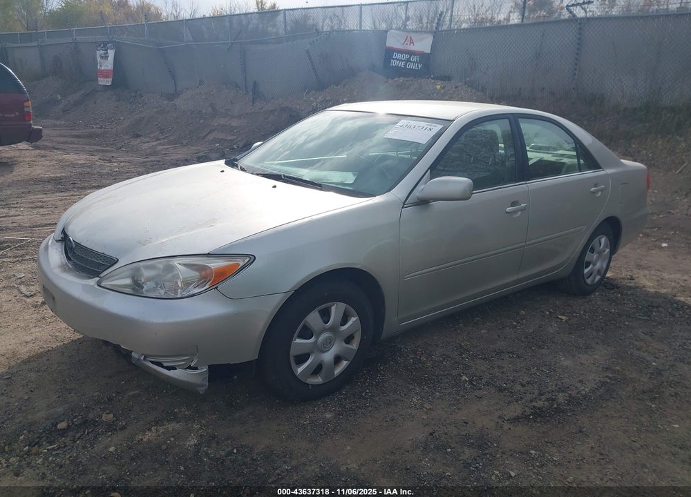 2004 TOYOTA CAMRY LE VIN: 4T1BE32K34U933220