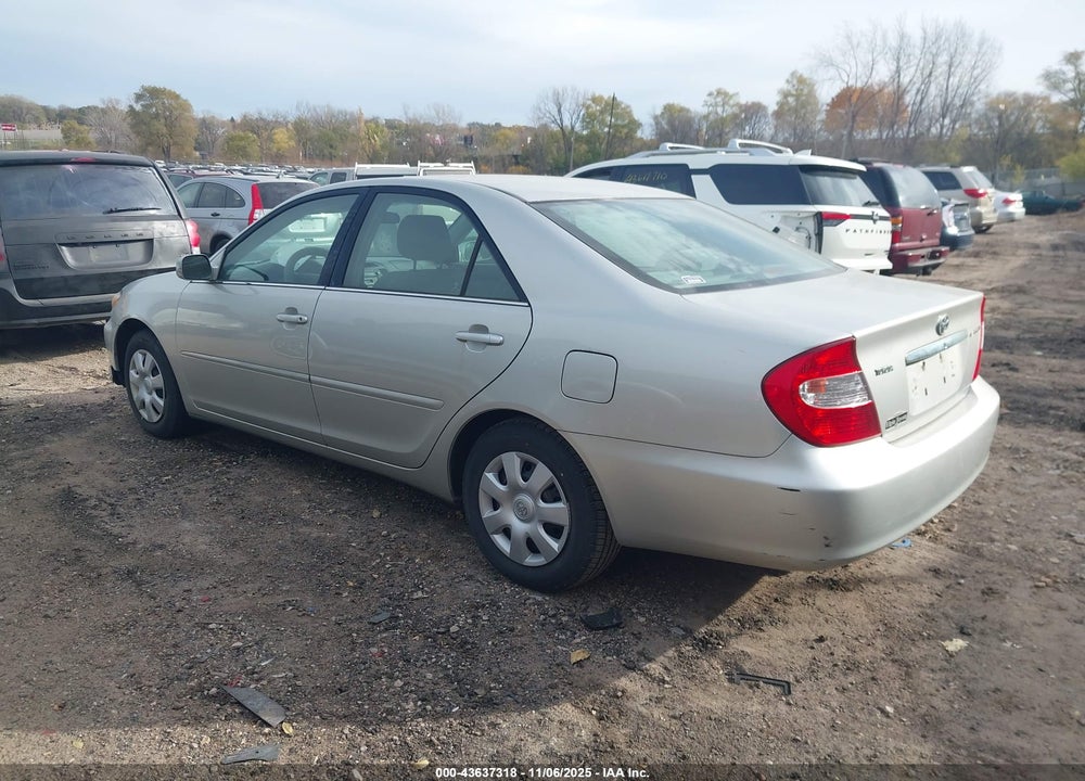 2004 TOYOTA CAMRY LE VIN: 4T1BE32K34U933220