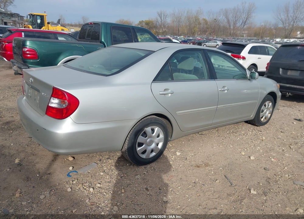 2004 TOYOTA CAMRY LE VIN: 4T1BE32K34U933220