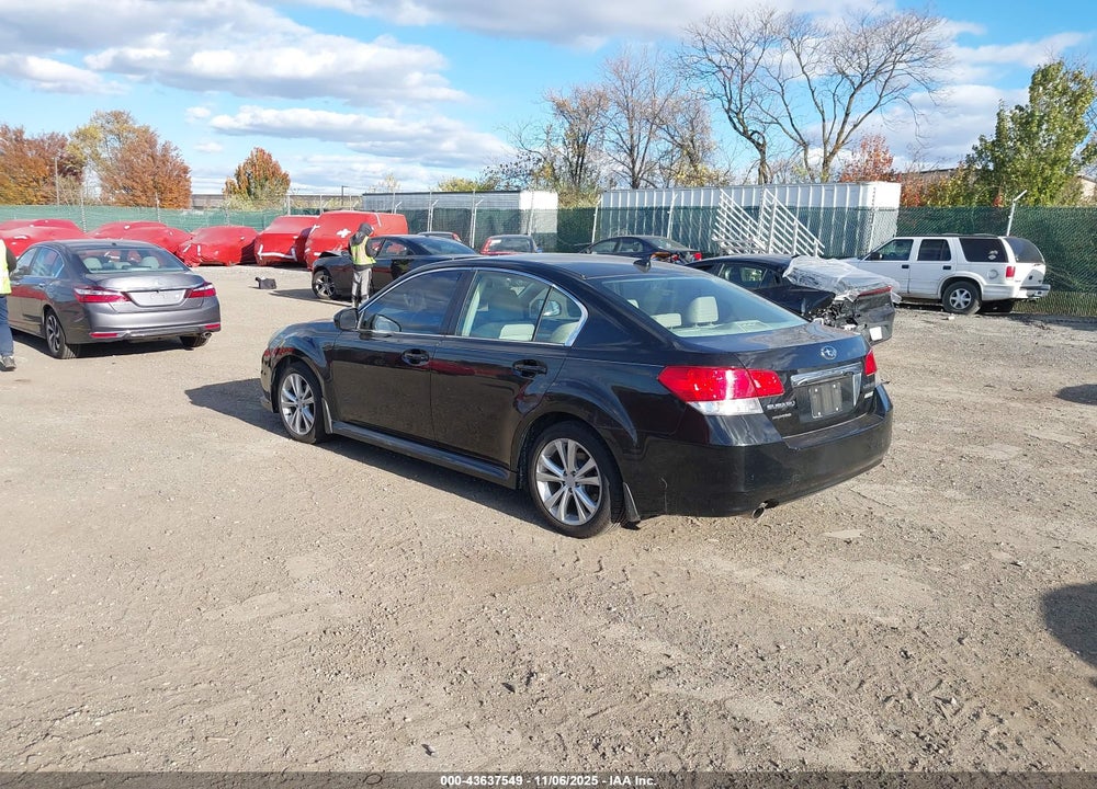 2013 SUBARU LEGACY 2.5I PREMIUM VIN: 4S3BMBH64D3007247
