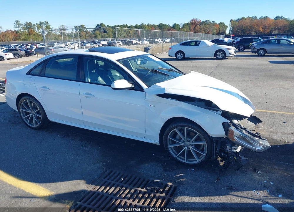 2016 AUDI A4 2.0T PREMIUM VIN: WAUAFAFLXGN015612