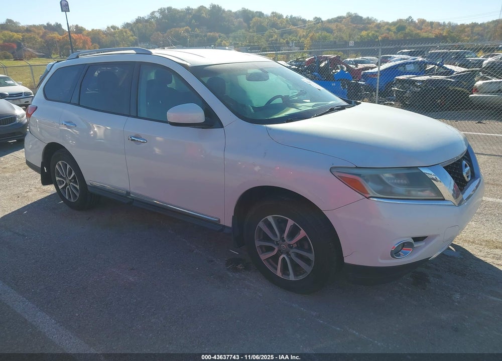 2013 NISSAN PATHFINDER SL VIN: 5N1AR2MN9DC629588