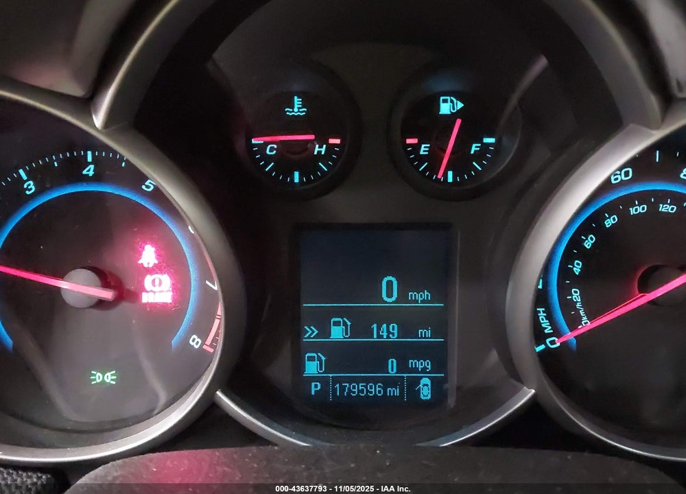 2012 CHEVROLET CRUZE ECO VIN: 1G1PJ5SC0C7115198