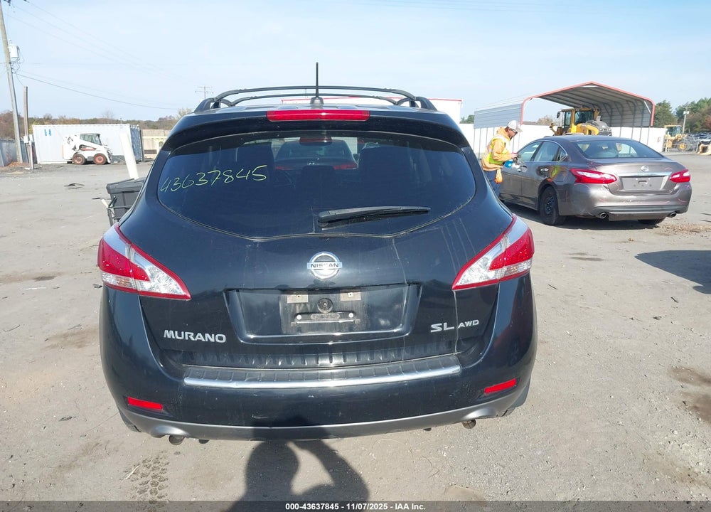 2011 NISSAN MURANO SL VIN: JN8AZ1MW6BW150195