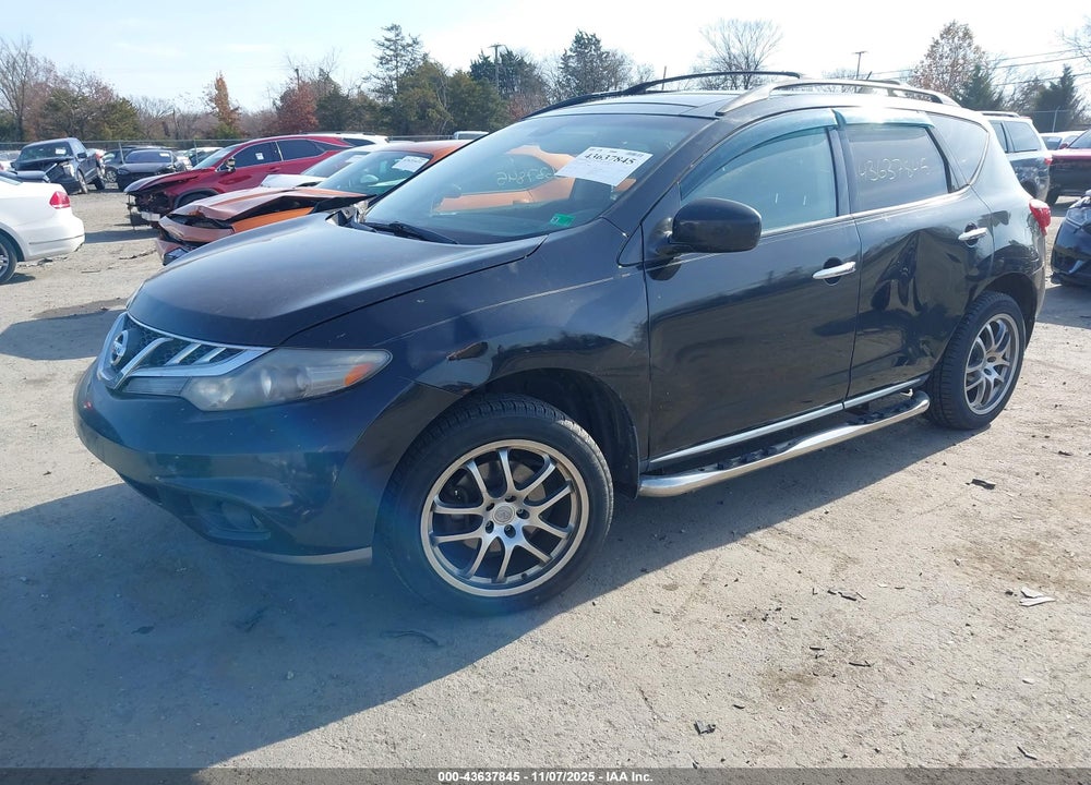 2011 NISSAN MURANO SL VIN: JN8AZ1MW6BW150195