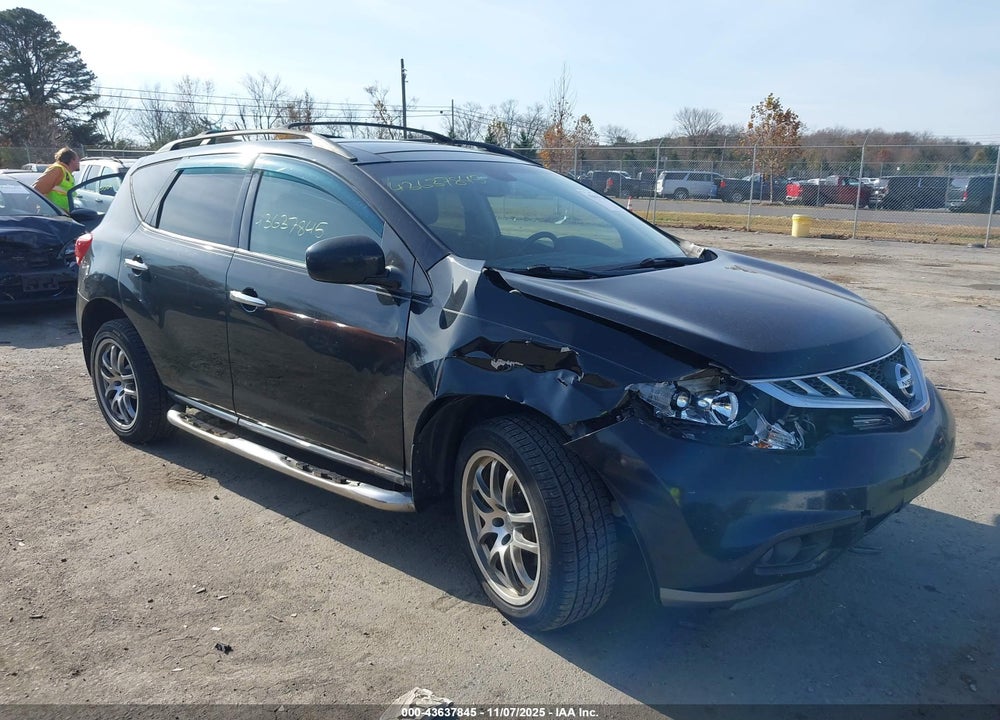2011 NISSAN MURANO SL VIN: JN8AZ1MW6BW150195