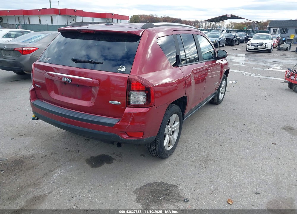 2014 JEEP COMPASS LATITUDE VIN: 1C4NJDEB8ED810514