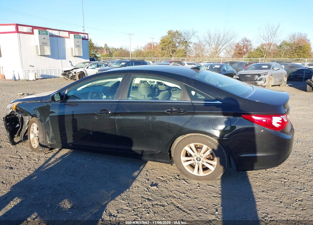 2012 HYUNDAI SONATA GLS VIN: 5NPEB4AC6CH407098