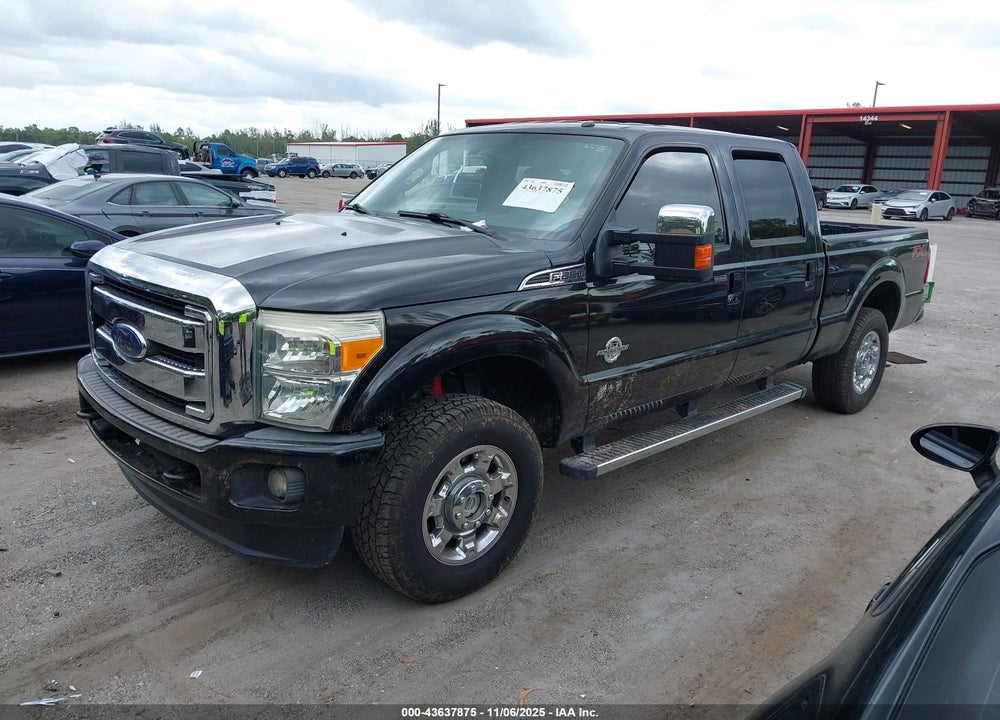 2012 FORD F-250 LARIAT VIN: 1FT7W2BT4CED12989