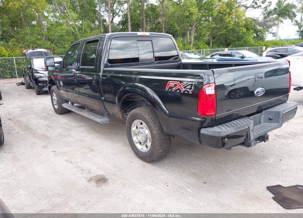 2012 FORD F-250 LARIAT VIN: 1FT7W2BT4CED12989