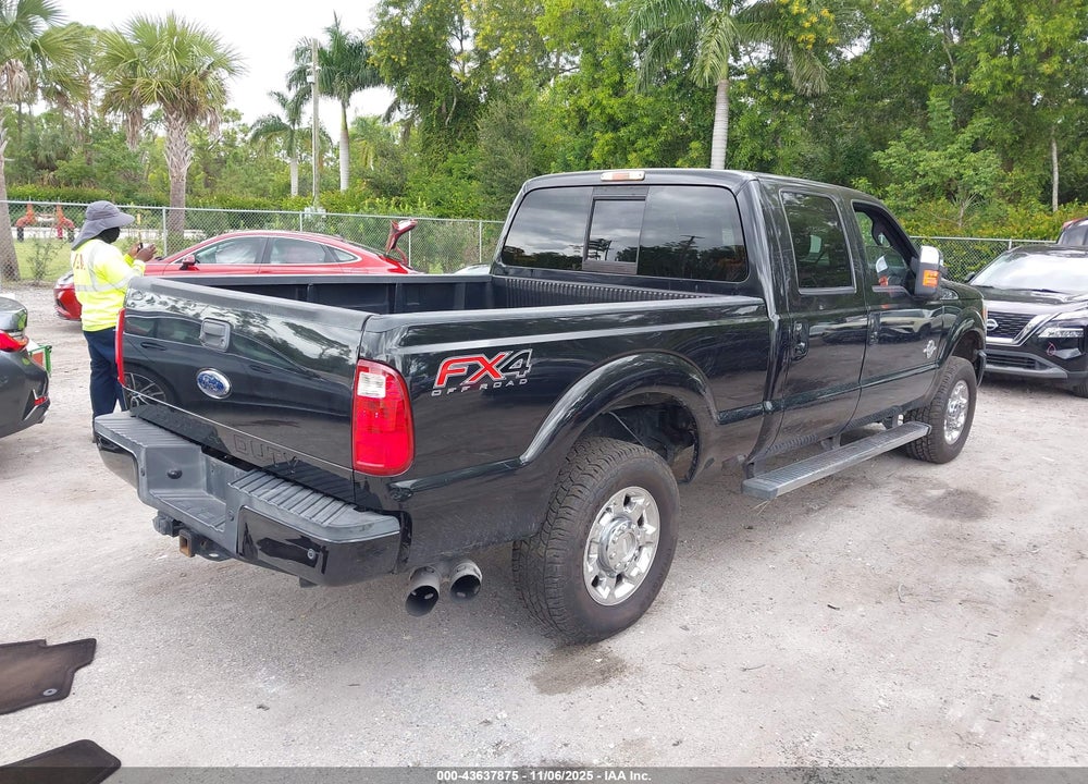 2012 FORD F-250 LARIAT VIN: 1FT7W2BT4CED12989
