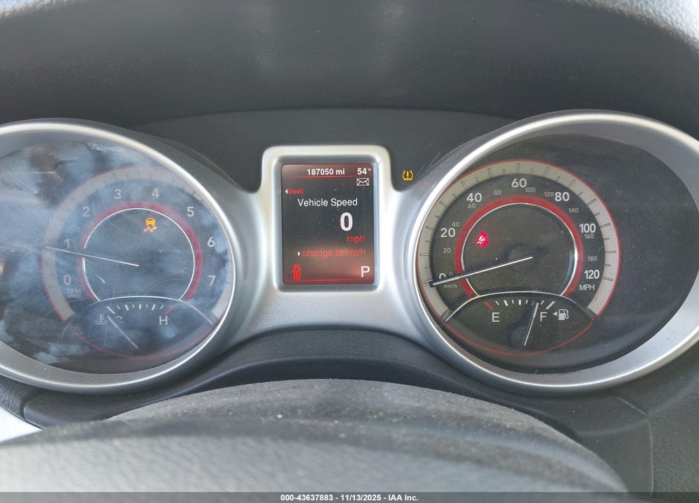 2013 DODGE JOURNEY SXT VIN: 3C4PDCBG8DT547069