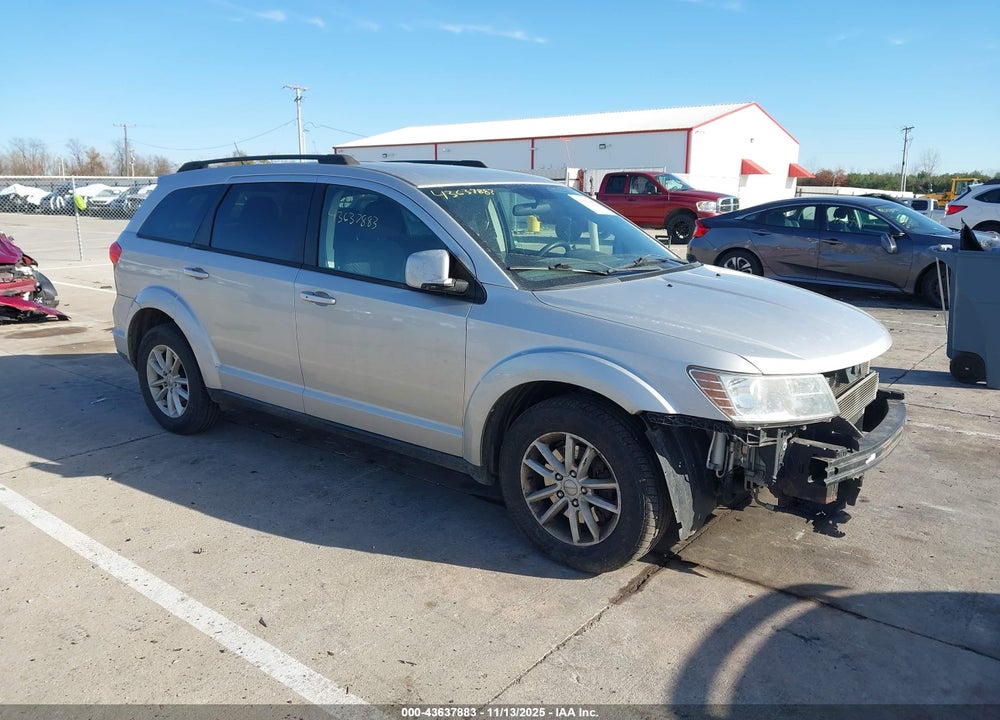 2013 DODGE JOURNEY SXT VIN: 3C4PDCBG8DT547069