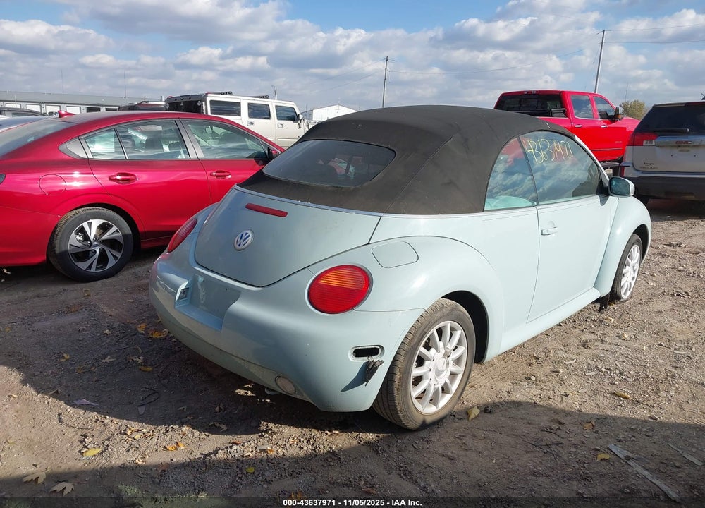 2004 VOLKSWAGEN NEW BEETLE GLS VIN: 3VWCM31Y04M352146