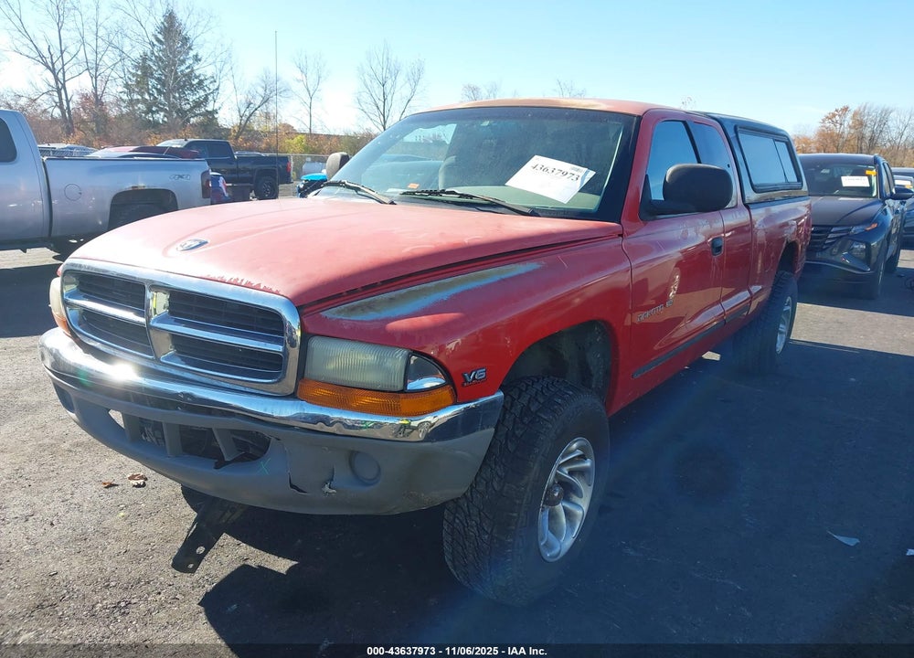 1997 DODGE DAKOTA SLT/SPORT VIN: 1B7GG23X8VS125628