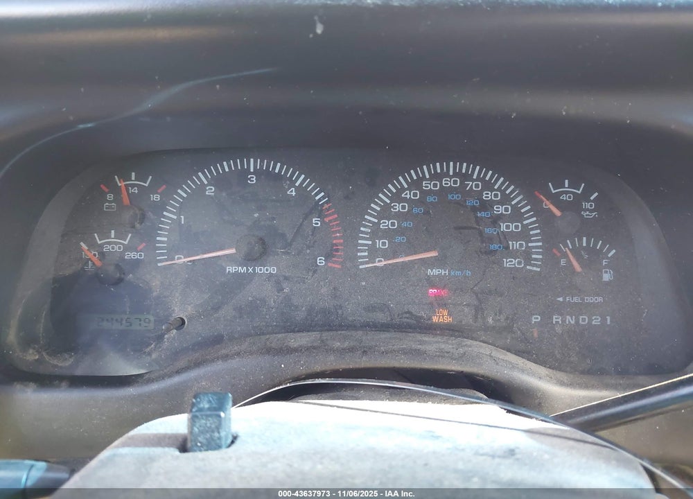 1997 DODGE DAKOTA SLT/SPORT VIN: 1B7GG23X8VS125628