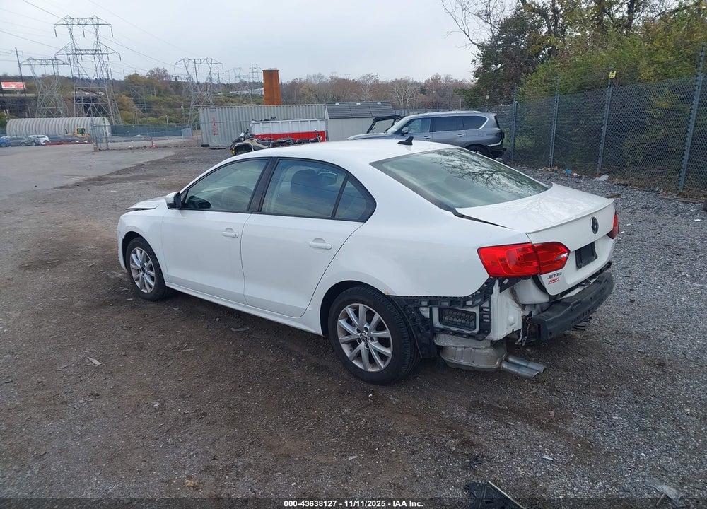 2012 VOLKSWAGEN JETTA 2.5L SE VIN: 3VWBP7AJ7CM362703