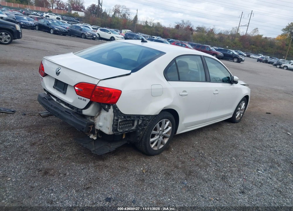 2012 VOLKSWAGEN JETTA 2.5L SE VIN: 3VWBP7AJ7CM362703